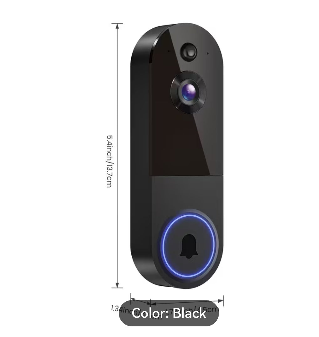 Smart Wireless Doorbell Camera With Night Vision