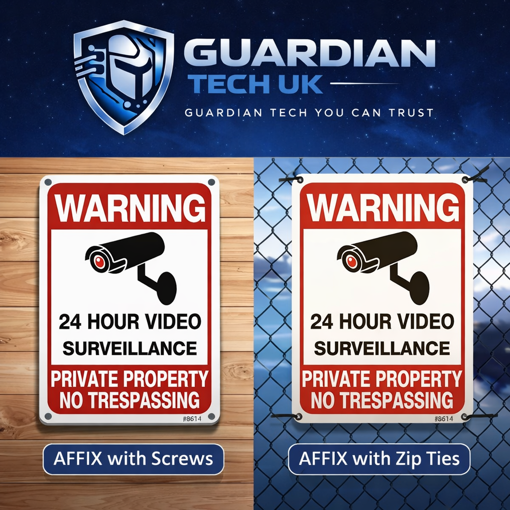 2 Pack – 24/7 Video Surveillance Warning Signs